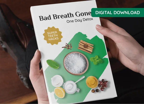 Bonus guide 1: Bad Breath Gone, One Day Detox (digital download)